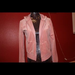 Pink velvet jacket